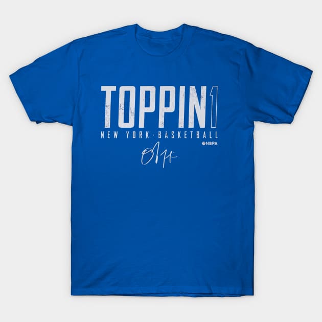 Obi Toppin New York Elite T-Shirt by TodosRigatSot